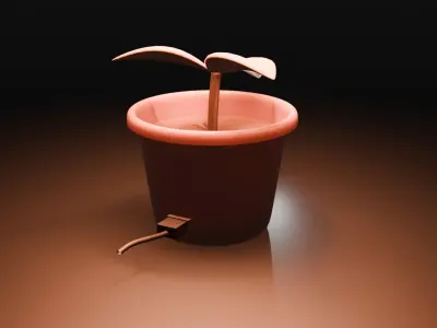 Glow Pot 3D model