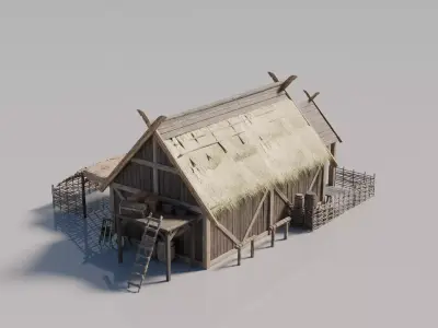 Nordic house 8 3D model