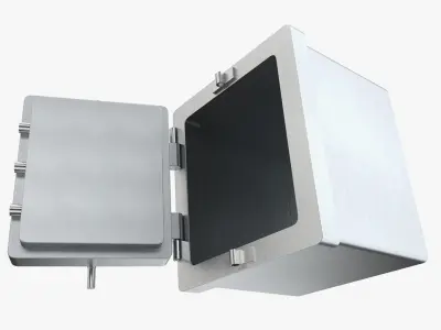 Bank Collection - Steel Bank Safe 3D model