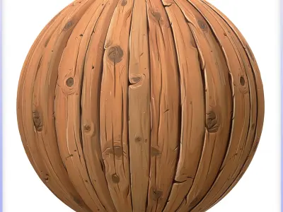 Stylized Wood Seamless Texture Texture