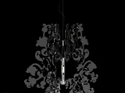 Suspension lamp Anastacha Terzani 3D model