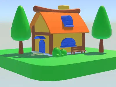 House  Free low-poly 3D model