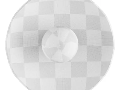 Organic Ceramic Sconce 3D model