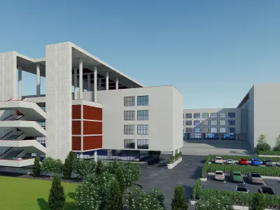 School Building 1 3D model