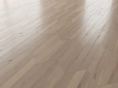 Parquet Oak Vergne Brushed set 6 3D model