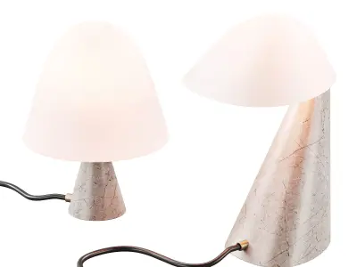 385 Fredericia Fellow and Meadow table lamps By Space Copenhagen 3D model
