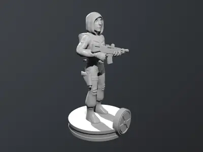 Chibi stalker Loner1 3D print model