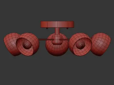 Semi Flush  3D model