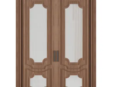 Entrance door set228 3D model