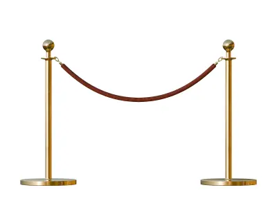 Rope Barrier 3D model