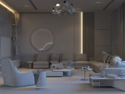 Living Room  3D model