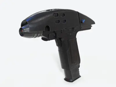 Phaser Gun Type 2 2287 Low-poly 3D model