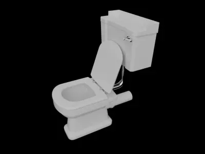 Bathroom Toilet 3D model