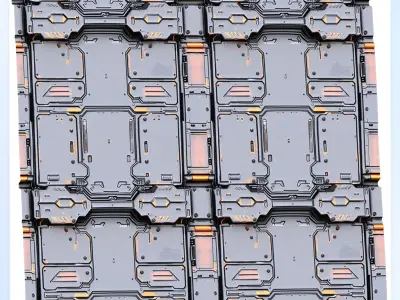 Sci-FI Seamless Texture Texture 7