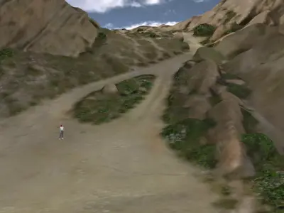 Vasquez Rocks in multiple formats 3D model