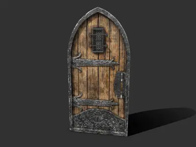 Medieval Door 3D model