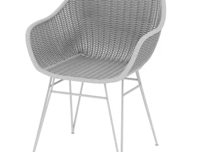 Chart Rattan Chair 3D model