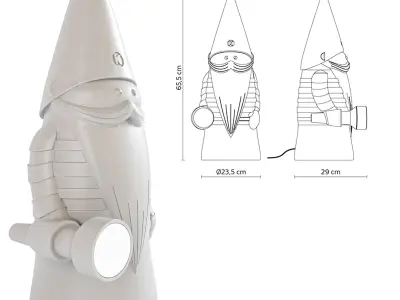 Street lamp Karman OTTAVO 3D model