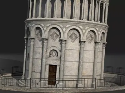 Leaning Tower of Pisa  3D model