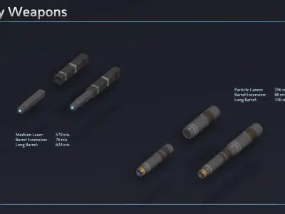 Medium Mech Purifier Low-poly 3D model