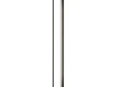 Linear Metal LED Floor Lamp 3D model get