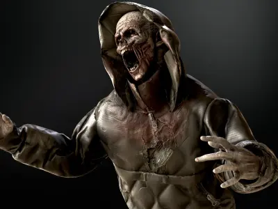 City Zombie4 Low-poly 3D model