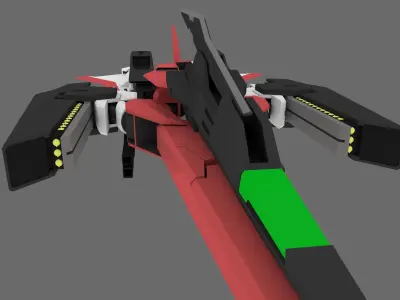 GN-007AL  Arios Gundam Ascalon 3D model