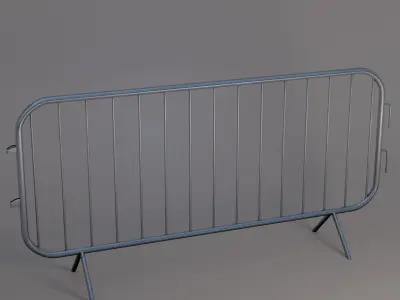 Crowd Control Barrier Low-poly 3D model purchase
