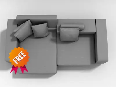 Andy 13 Sofa BeB Free 3D model