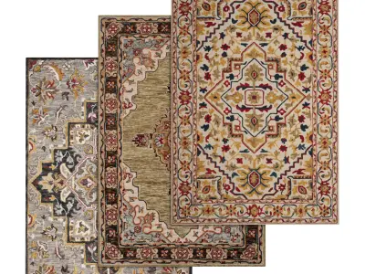 Rug Set 46 3D model purchase