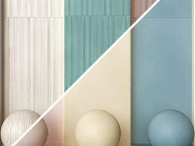 Atlas Concorde Boost Color - 3D Pleat Wall Tiles - Set of 16 Texture