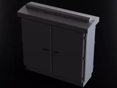 Waterproof Outdoor Electrical Enclosures 3D model