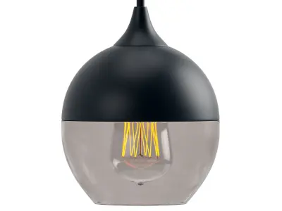 Lunar Light Round Pendant Low-poly 3D model