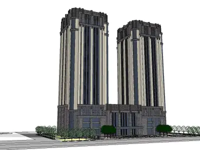 vacation spot-Resort-Fashion Leisure Hotel-0174 3D model