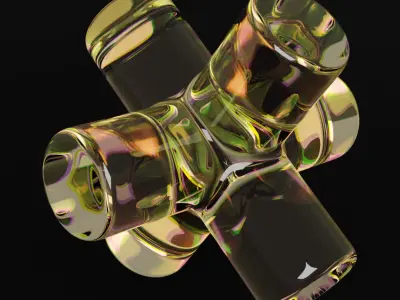 Abstract animated Figure  3D model