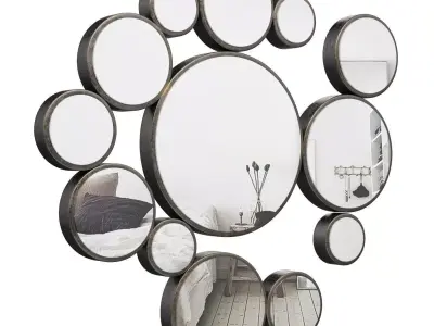 Harrisville Wall Mirror WDLN2332 3D model