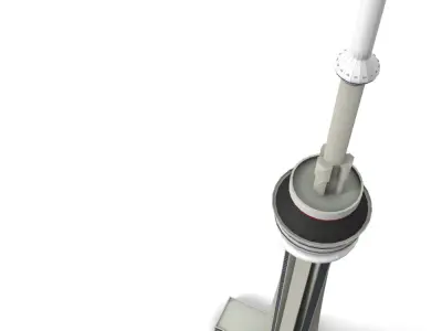 CN Tower Canadian National Tower - 3D Building Models 3D model