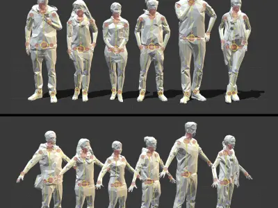  VectorPeople Sixpack 003 rigged 