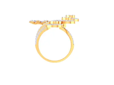 Women Ring  Render 3dm STL OBJ FBX Details 3D print model 408
