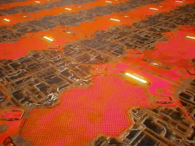 PBR Sci-Fi Spaceship Texture 48 Low-poly 3D model