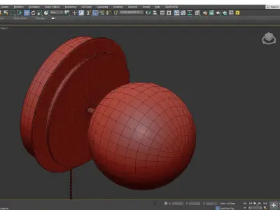  Picfair Wall Sconce Low-poly 3D model
