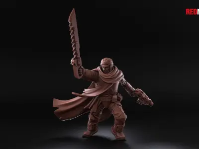 Desert Raiders - Officer of the Imperial Force 3D print model