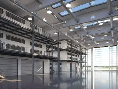 Warehouse 14 3D model