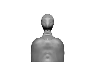Sci Fi Creature Bust 3D print model