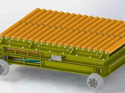 LIFTING AND CARRYING PLATFORM 3D model