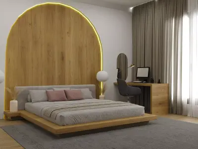 bedroom-interior 3D model