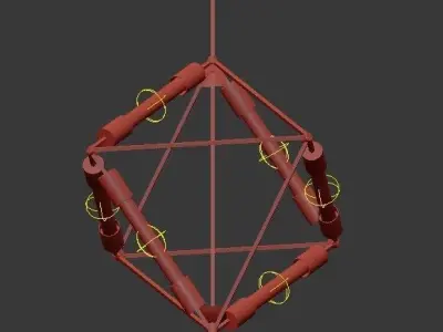 RH chandelier 3D model