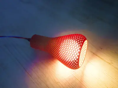 Spirals lampshade 3D print model