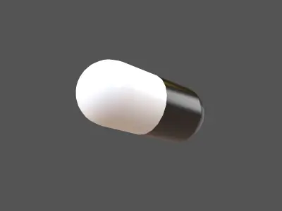 Pills v4 013 Low-poly 3D model