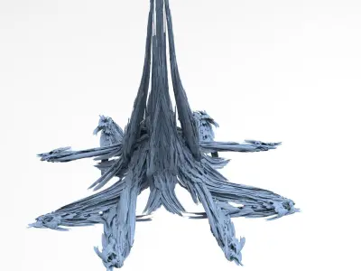 The Capital of Atlas 4 tower designs 3D model